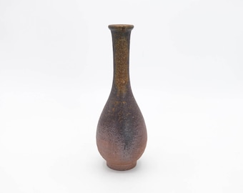 Japanese Wood fired Pottery Flower Vase Bizen ware Goma Kabin Hanaire Chabana Vases, Nippon2You