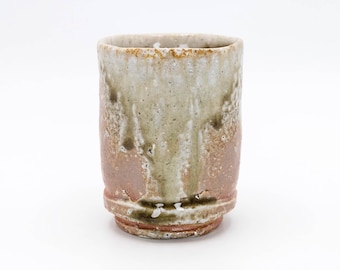 Japanese Tea cup 240ml Wood fired Natural Ash glaze by Tani Seiuemon Shigaraki ware, Nippon2You