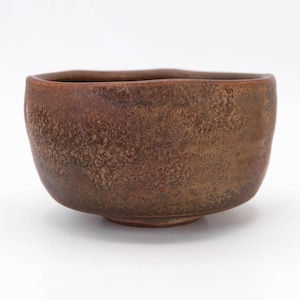 Chawan Japanese Tea bowl Iron glaze Seto ware