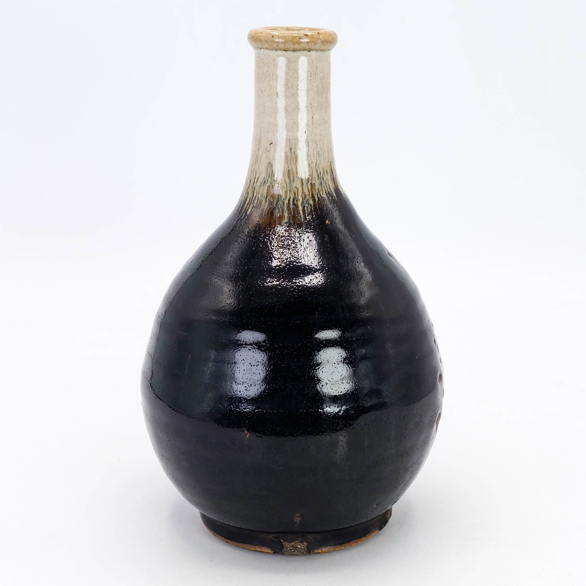 工芸品 Flower base Sake bottle Karatsu-yaki Flower Base Sake Bottle Karatsu-Yaki | eBay