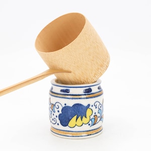 Japanese Pottery Lid Ladle rest Oranda design Kyo ware Futa-oki Futaoki Chanoyu Tea ceremony Utensils, Nippon2You