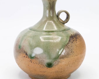 A.P. 予約済 - 松井智之作 備前焼 かびん 花入 茶花 壁掛け 花瓶