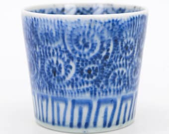 江戸時代 伊万里焼 湯呑み：アンティーク 染付 湯呑（90ml） - Etsy 日本
