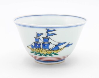 江戸時代 伊万里焼 湯呑み：アンティーク 染付 湯呑（90ml） - Etsy 日本