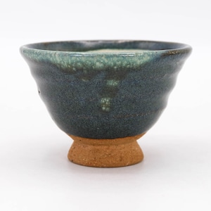 Japanese Tea cup 120ml Blue-Green glaze Agano ware Teacup Yunomi