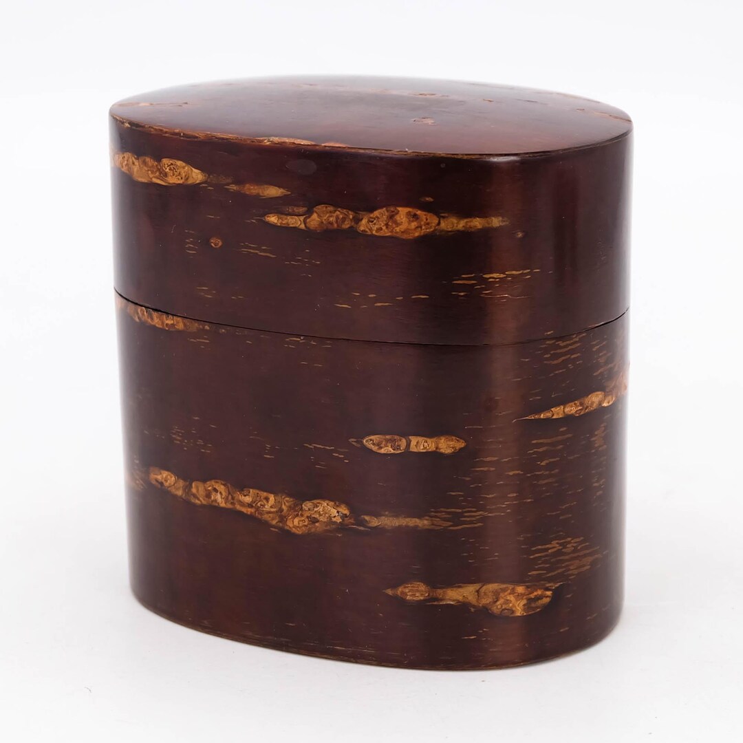 Vintage Japanese Cherry Bark Tea Caddy: Kaba-zaiku Woodcraft - Etsy