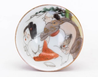 ぐい呑み春画エロティックアート九谷焼、Nippon2You - Etsy 日本