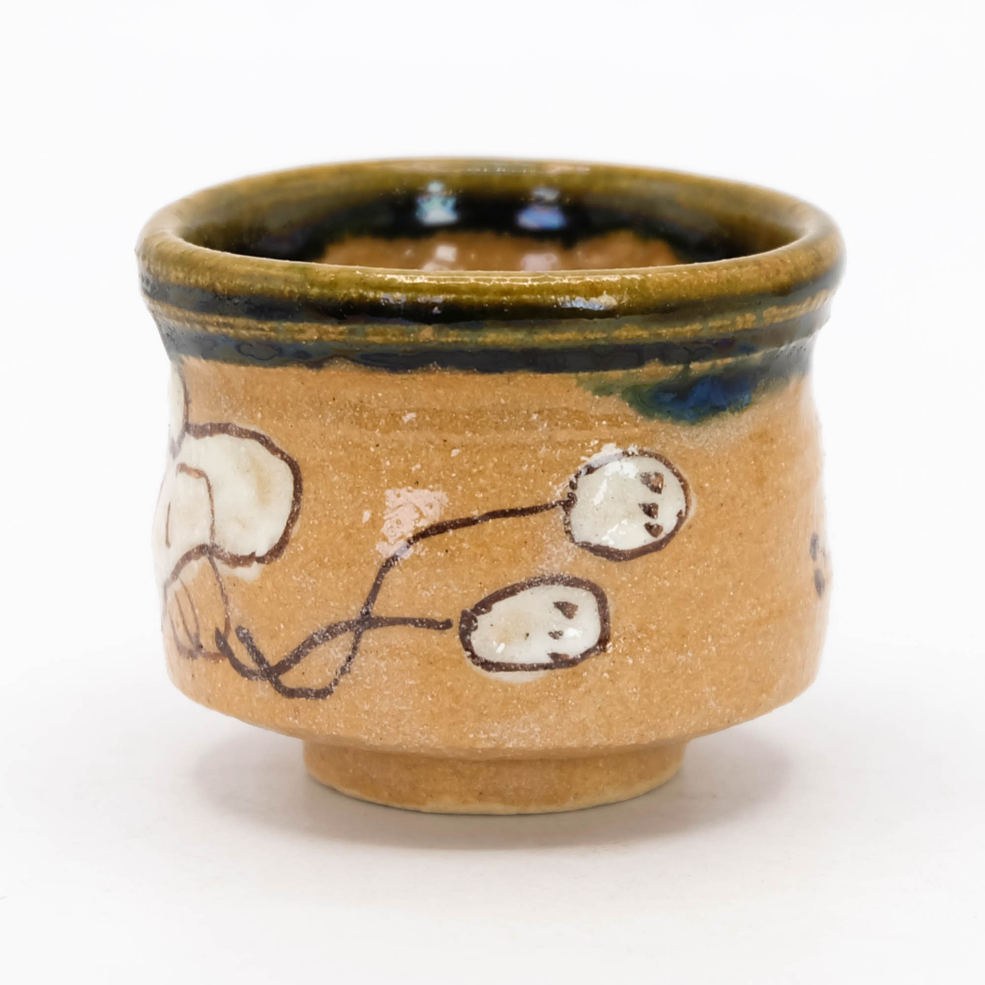 鳴海織部ぐい呑 織部焼 - Etsy 日本