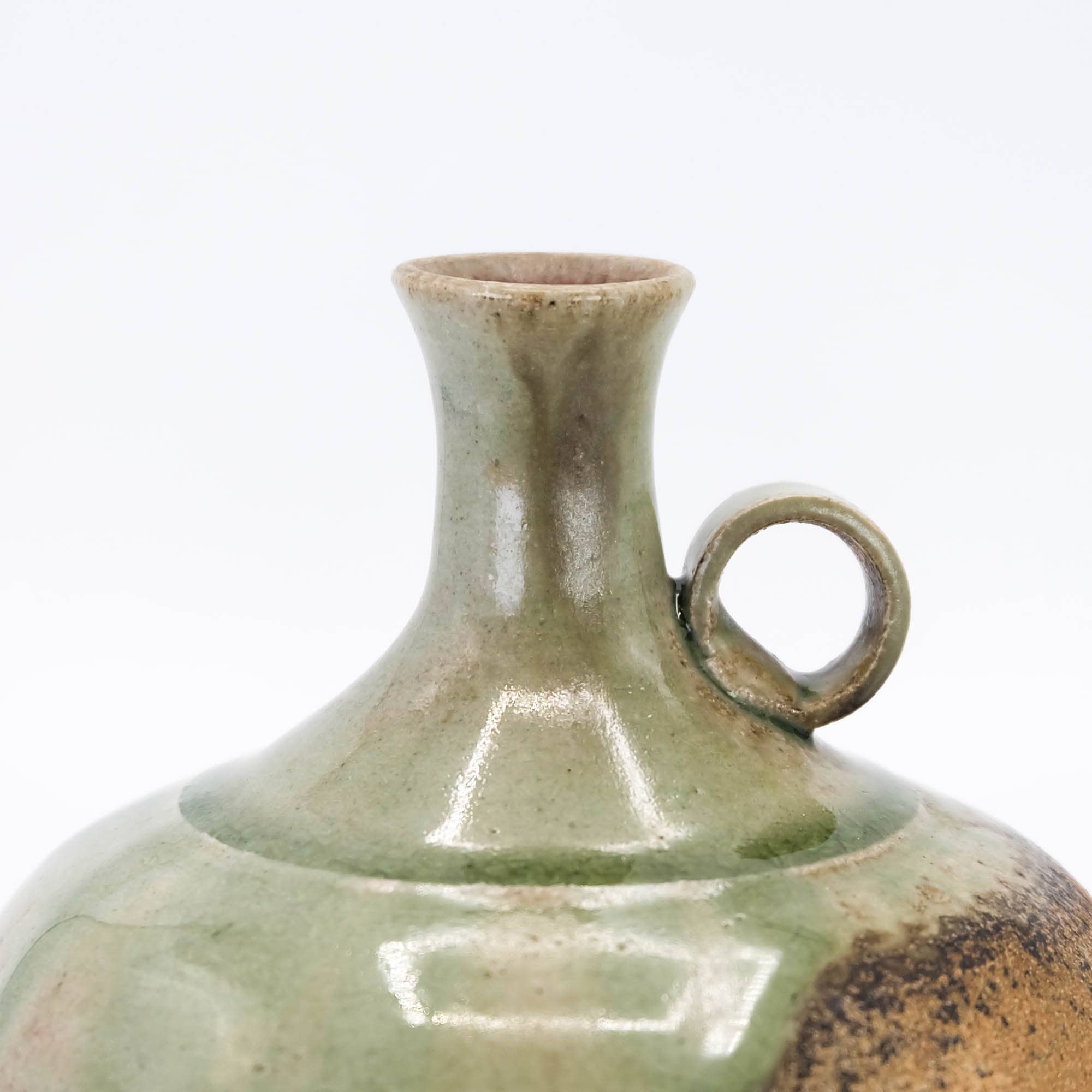 Japanese Pottery Flower Vase Shigaraki Ware Hanaire Chabana Vases