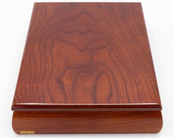 Suzuri-bako Lacquered Wooden Writing box Keyaki Zelkova wood, Nippon2You