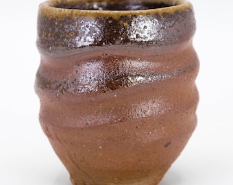 Bizen Ware Yunomi | Japanese Tea Cup | Goma Wood Fired | Wabi Sabi Pottery Gift