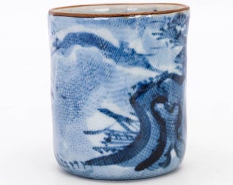 江戸時代 伊万里焼 湯呑み：アンティーク 染付 湯呑（90ml） - Etsy 日本
