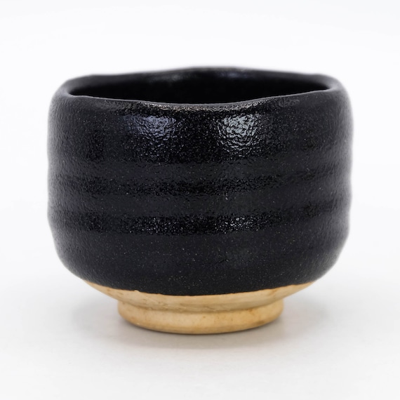 Guinomi Sake Cup Seto-guro Black Glaze by Sugiura Yoshiki