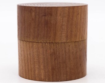 【mito】蜜柑木茶杓＋茶蓋 Nakatsugi Natsume Tea Caddy Mulberry Wood Gold Leaves Usu-cha