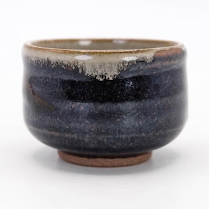 Japanese Sake cup Tenmoku Nuka glaze Guinomi