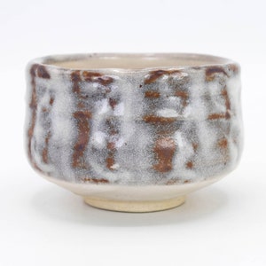 Bol à thé japonais Chawan Nezumi, gris shino, Nippon2You