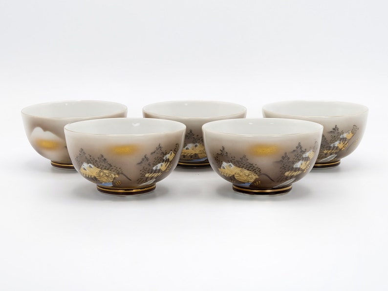 Kutani Eiho Tea Set - Thumbnail 3