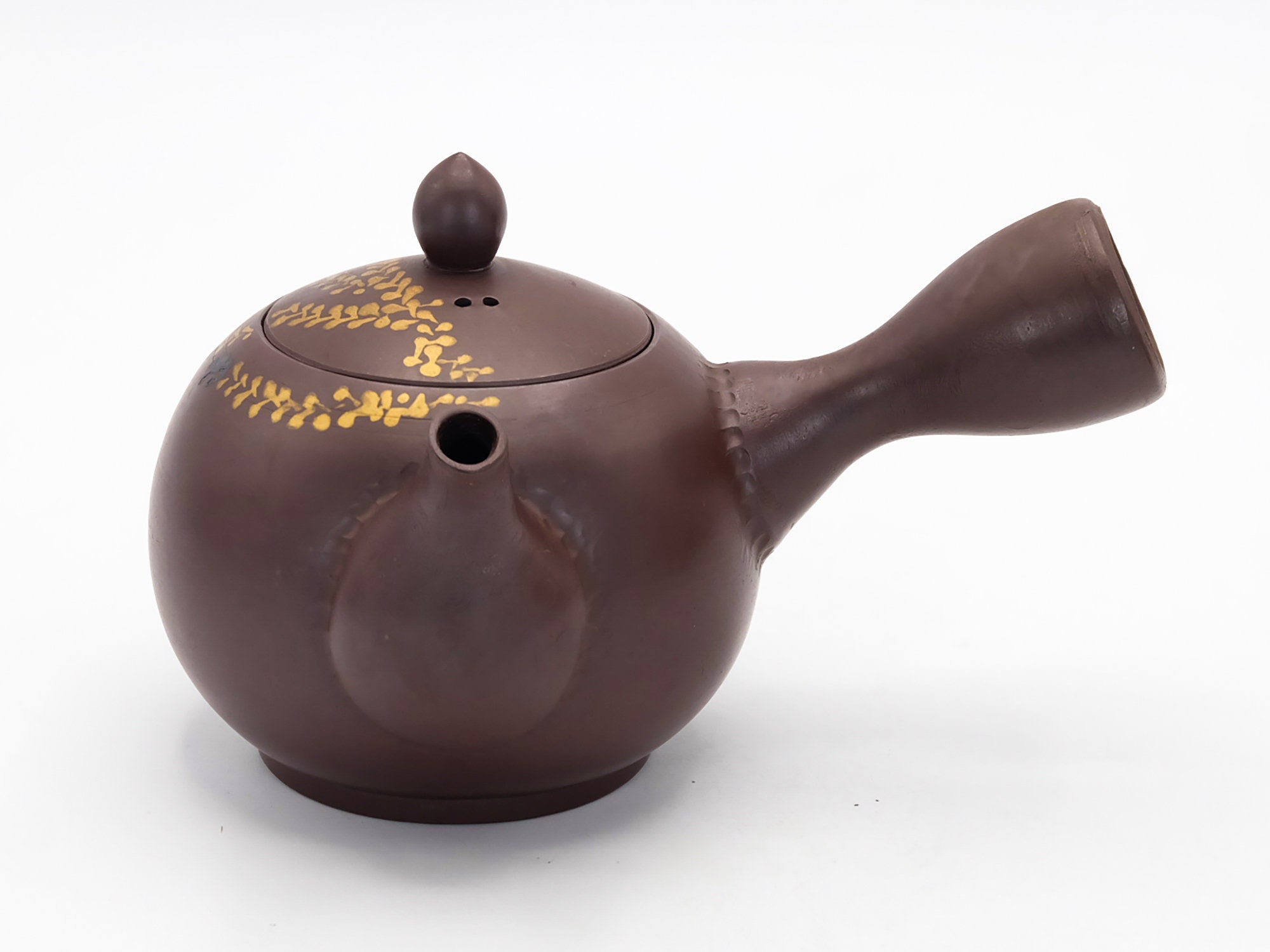 急須 急須 220ml 紫泥 紫泥藤文 藤井一休作 萬古焼、Nippon2You - Etsy