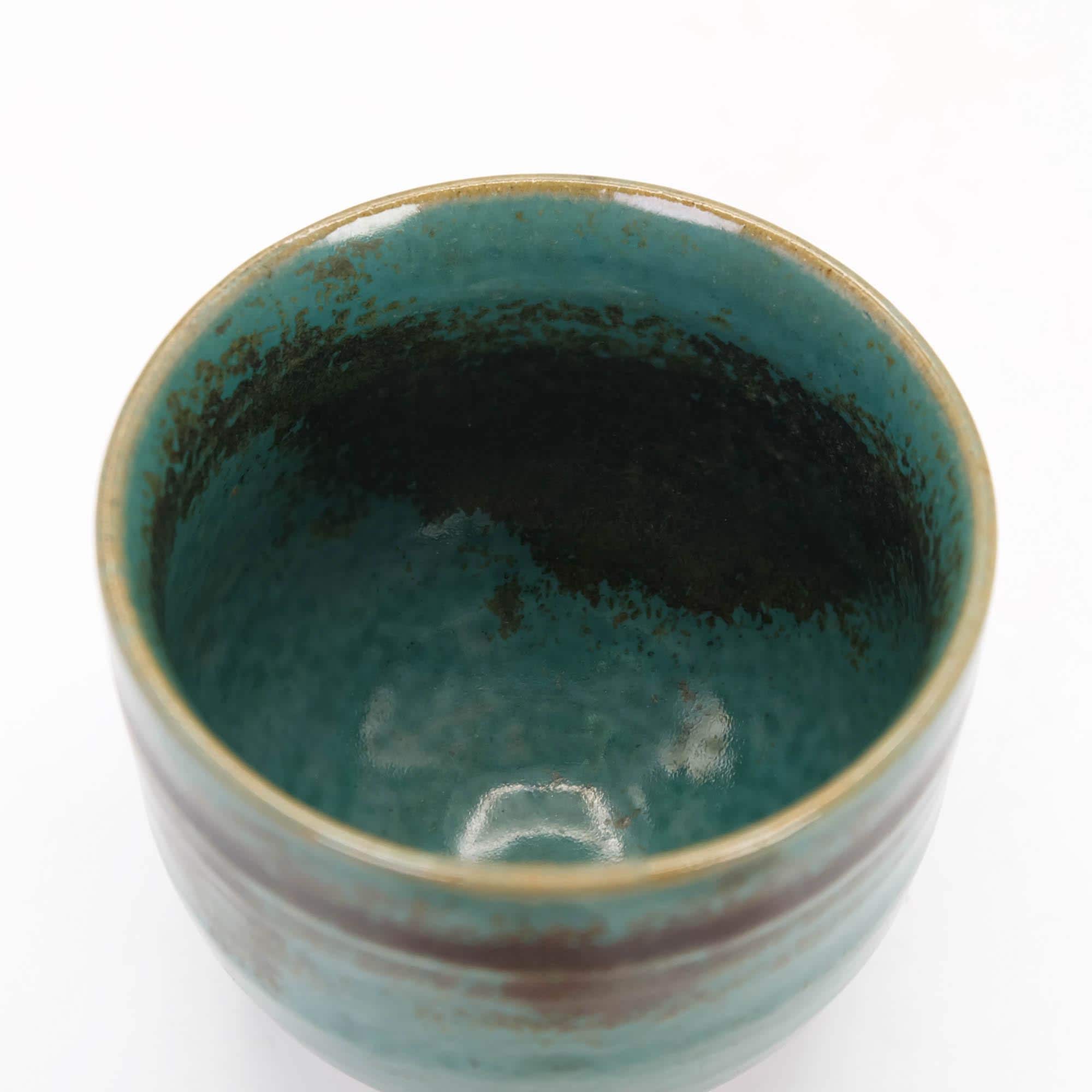 上野焼 青緑釉ぐい呑 - Etsy 日本