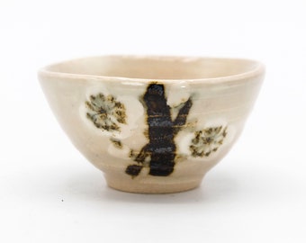 Guinomi Sake cup Plum blossom Design by Rokubei Kato Seto ware, Nippon2You