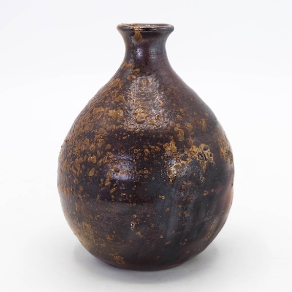 Japanese Sake Bottle Goma Bizen Ware Tokkuri, Nippon2you - Etsy