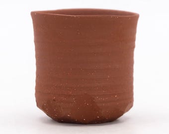 ぐい呑み 佐渡赤土 灰釉 渡辺藤三作 無名異焼、Nippon2You - Etsy 日本
