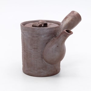 Teiera Kyusu 100ml Shidei Argilla viola Cesto intrecciato Design Banko yaki, Nippon2You