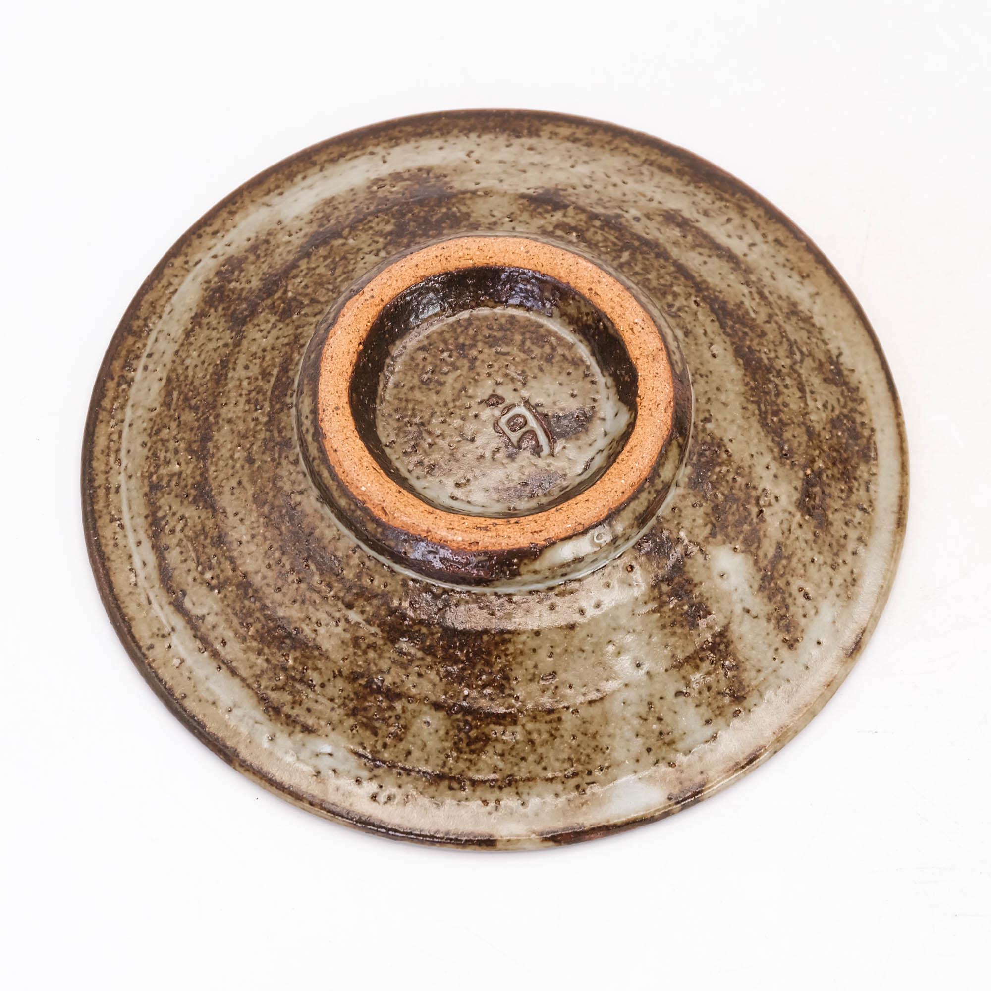 Japanese Cup and Saucer Mashiko Ware by Tatsuzo Shimaoka Jomon