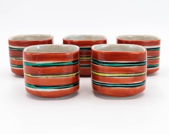 Japanese Tea cups 180ml by Kobei kiln Mino ware Teacup Yunomi, Nippon2You