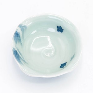 Japanese Celadon Sake cup Guinomi Arita ware Sakazuki