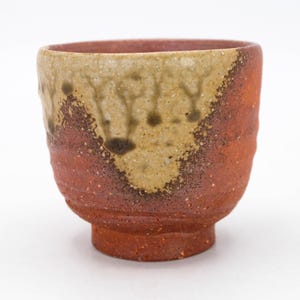 Japanese Tea cup 250ml Wood fired Natural Ash glaze by Rakusai Takahashi Shigaraki ware Teacup Yunomi, Nippon2You
