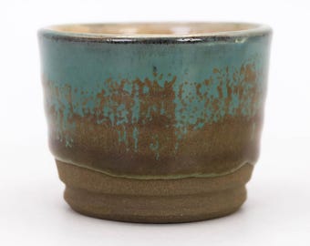 織部焼 ぐい呑み – 緑釉、内青 - Etsy 日本