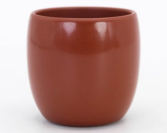 赤土色の陶器 ぐい呑み 佐渡赤土 灰釉 渡辺藤三作 無名異焼、Nippon2You - Etsy 日本
