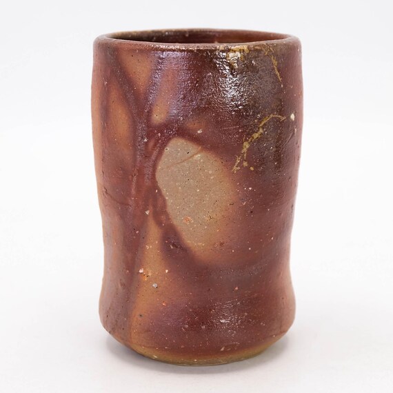伊勢崎潤作 備前焼 ヒダすき湯呑み 290ml - Etsy 日本