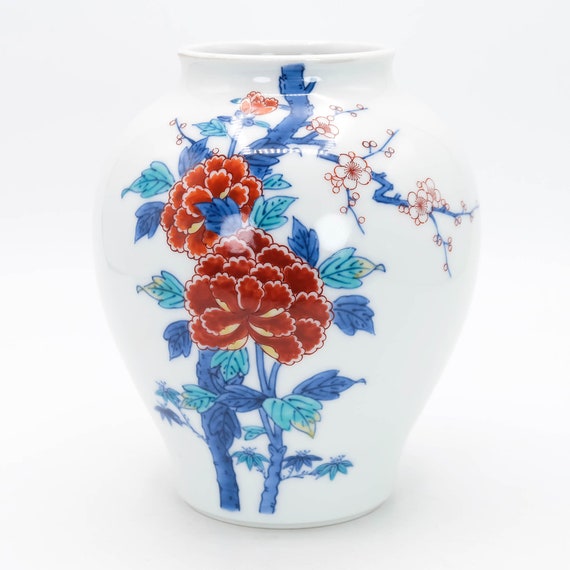 茶花用 花瓶 （磁器）