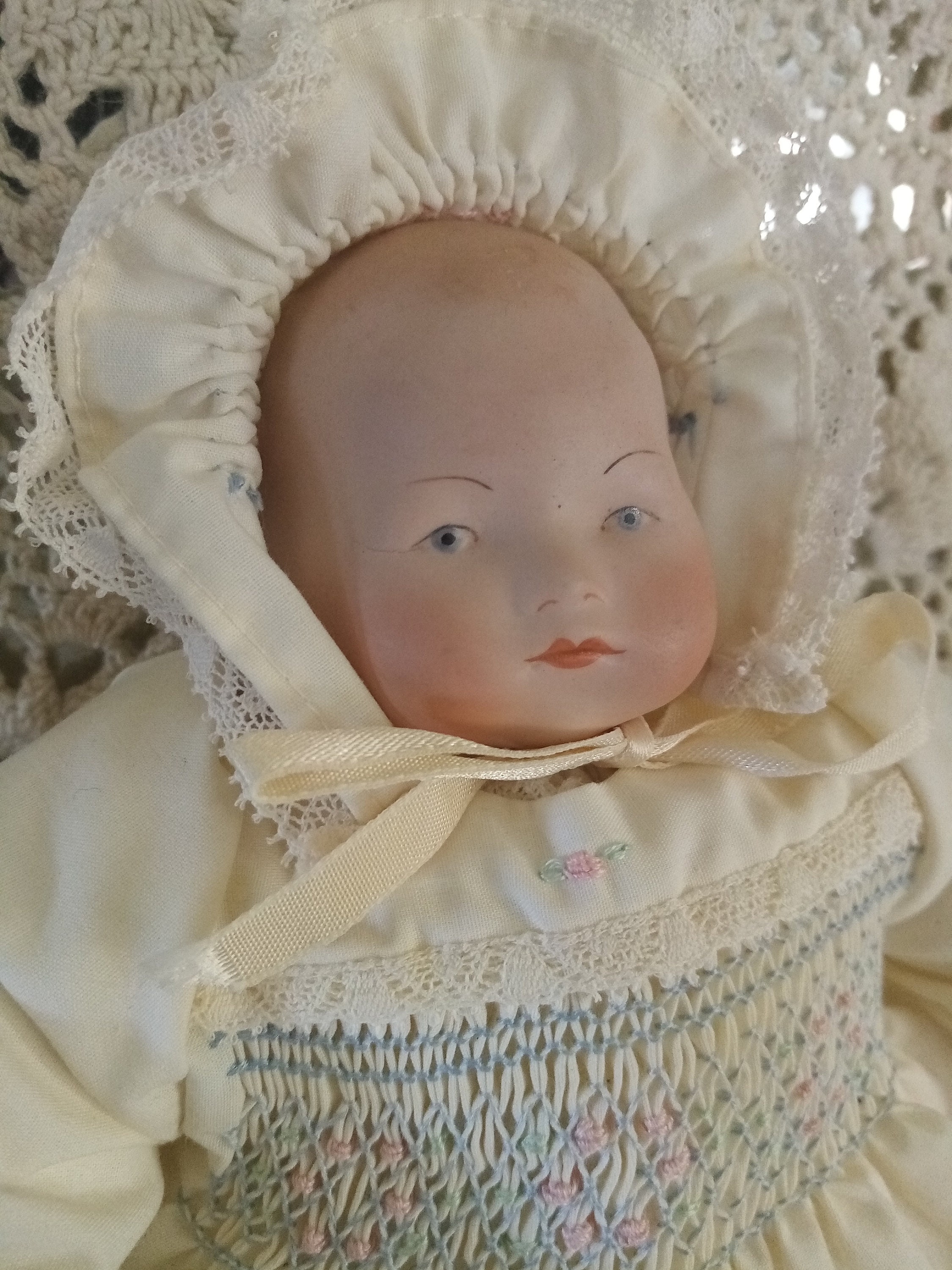 Rare Antique Conduit Entity Christening Doll Not A Toy Etsy