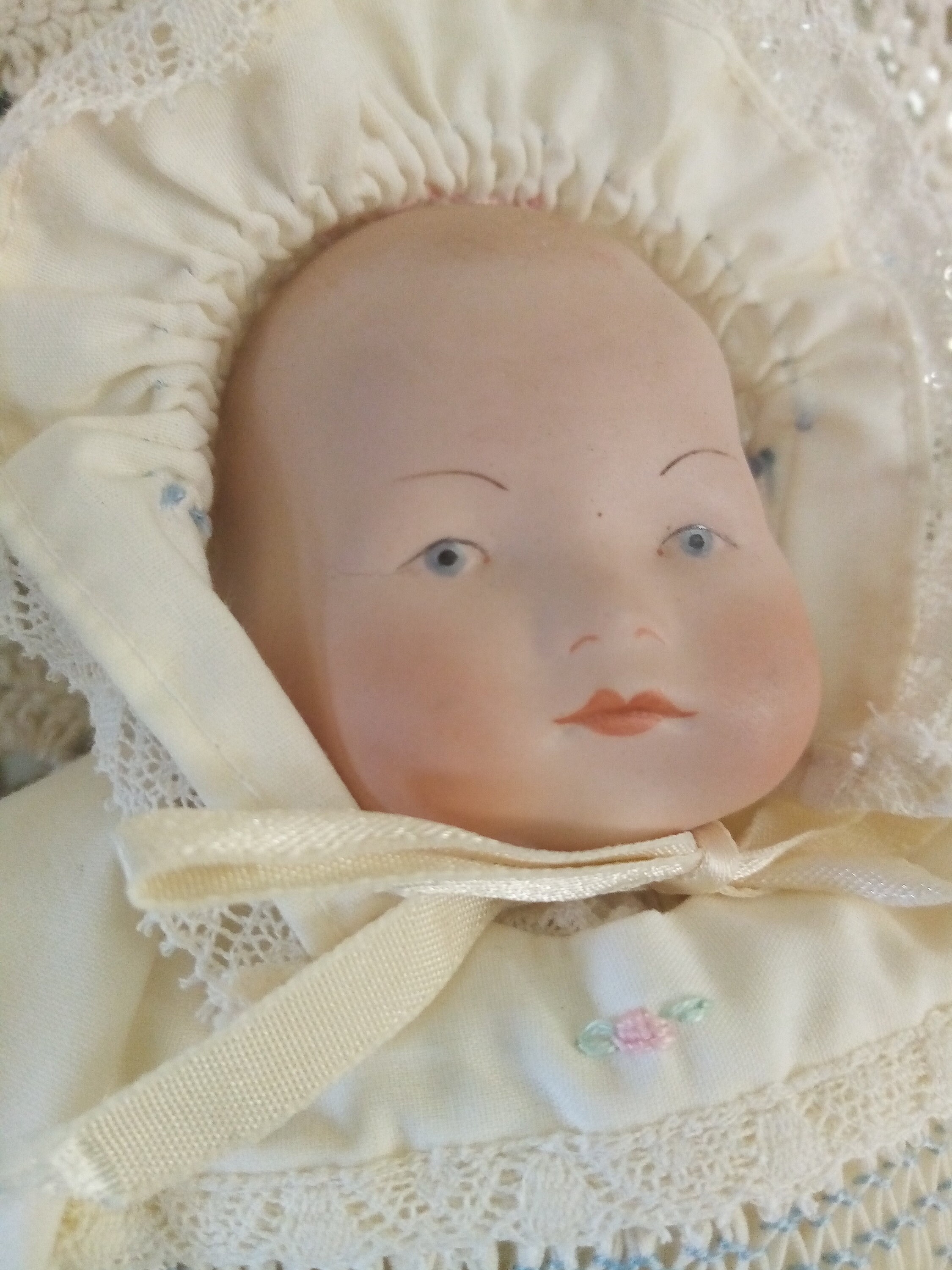 Rare Antique Conduit Entity Christening Doll Not A Toy Etsy
