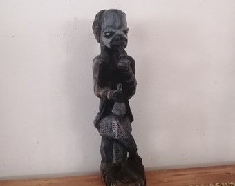 Papa Legba Voodoo Doll/ African Voodoo Artifact/ Altar Statue