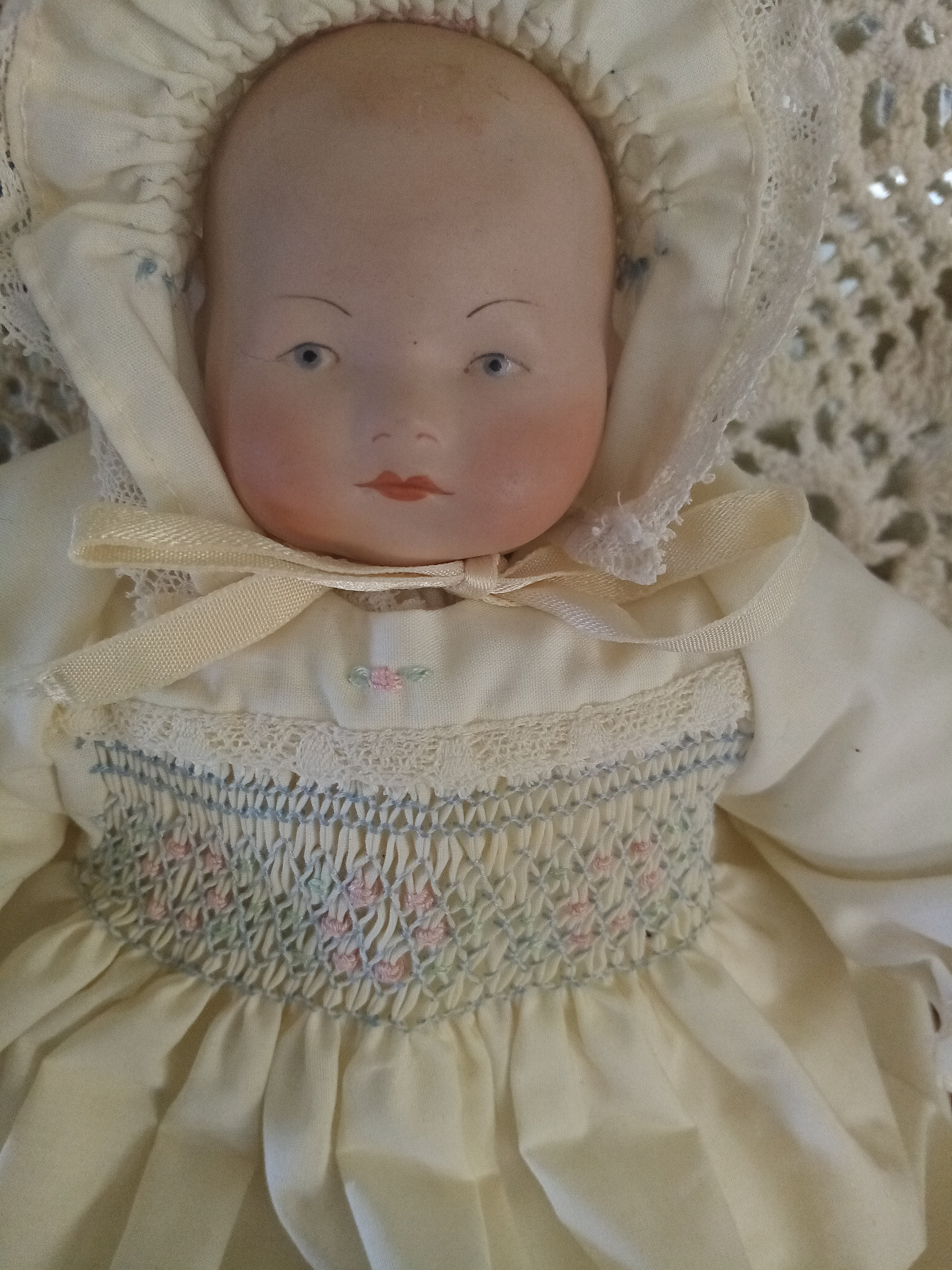 Rare Antique Conduit Entity Christening Doll Not A Toy Etsy