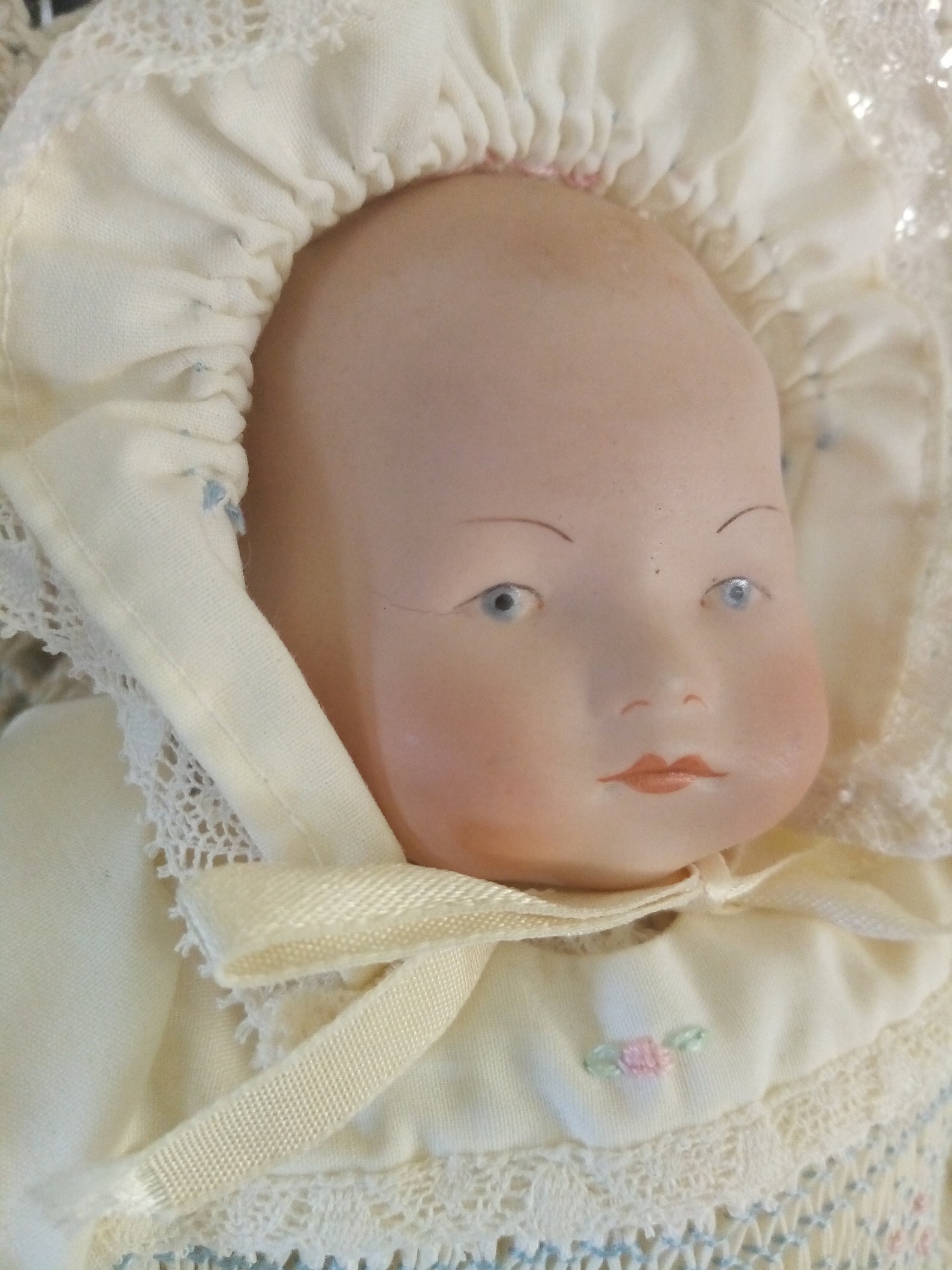 Rare Antique Conduit Entity Christening Doll Not A Toy Etsy
