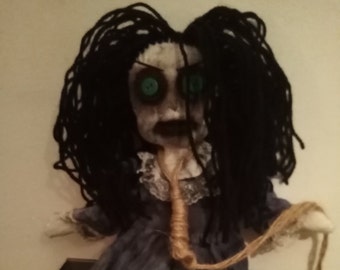 Bathsheba Witch Doll, Custom Made OOAK Collectors Horror Doll