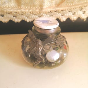 Beautiful Witches Dream Holder And Guardian Jar, Filled with Crystals