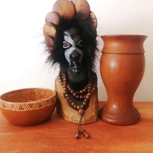 Papa Legba East African Voodoo Offering Station, Vintage Item