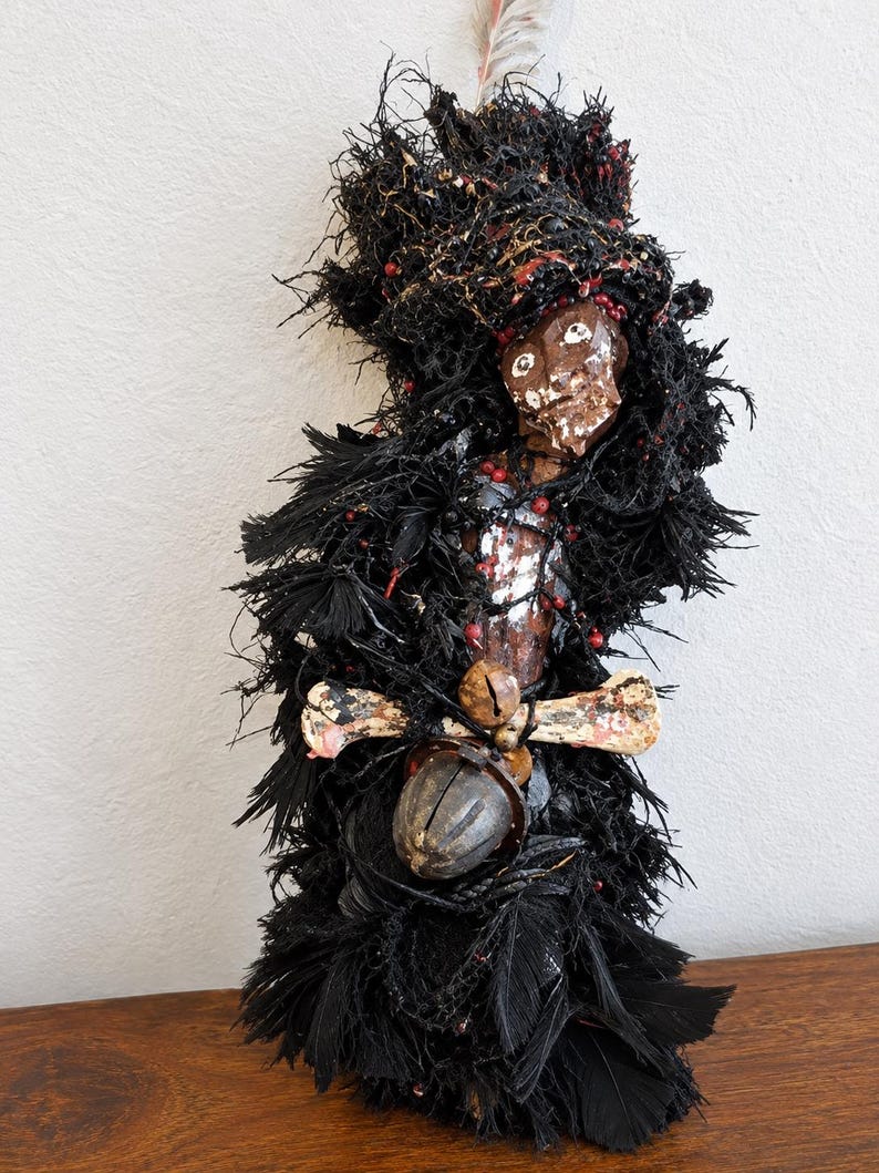 Bead Rattle Papa Legba Voodoo Manifestation Revenge Rattle - Etsy UK