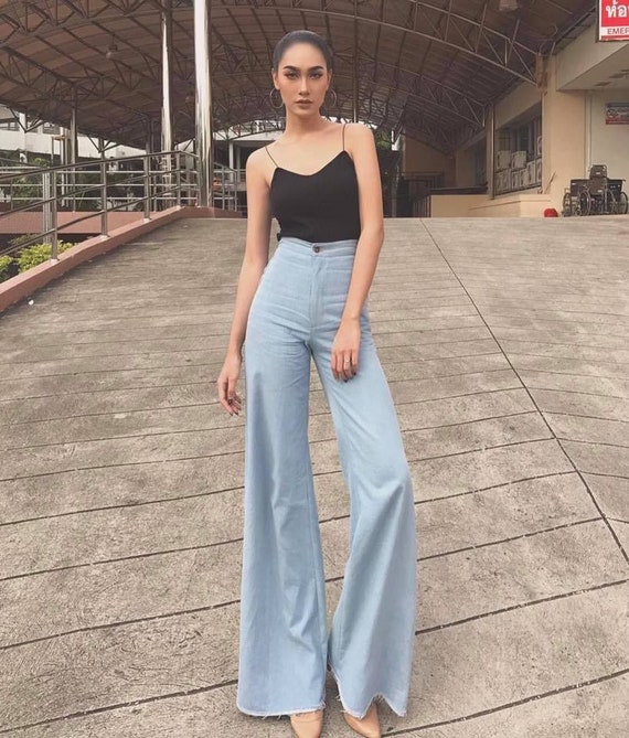 10 Chic Wide Leg Denim Jeans Ootds To Copy From Influencers | Preview.ph