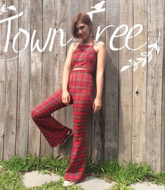 ⌘Ameri VINTAGE⌘FLARE RUFFLE CHINO PANTS 未使用♢AMERI FLARE RUFFLE CHINO PANTS