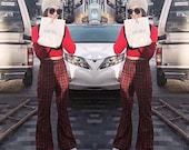 Plaid rocker hotsell pants