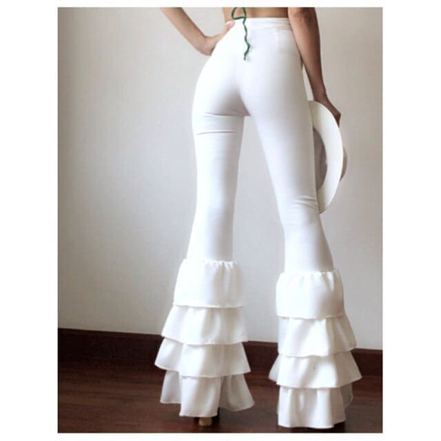 Ruffle Hem Pants | forum.iktva.sa