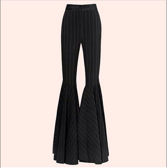 Women's Blended Wool Fabric Vintage Big Flare,wide Leg Long Women's Blended Wool Fabric Vintage Big Flare,wide Leg Long
