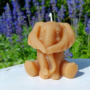Elephant Candle -100% Beeswax from Florida